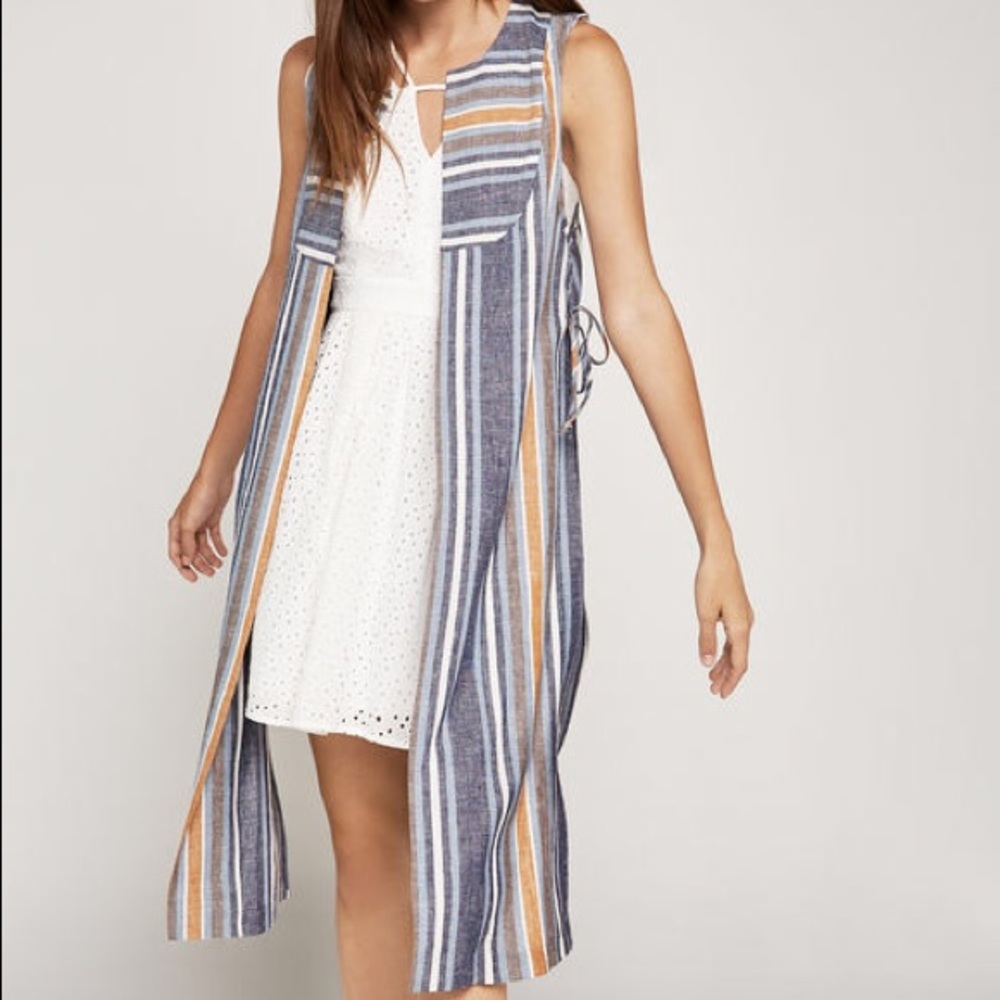BCBGENERATION LONG OPEN VEST TAGS ON!